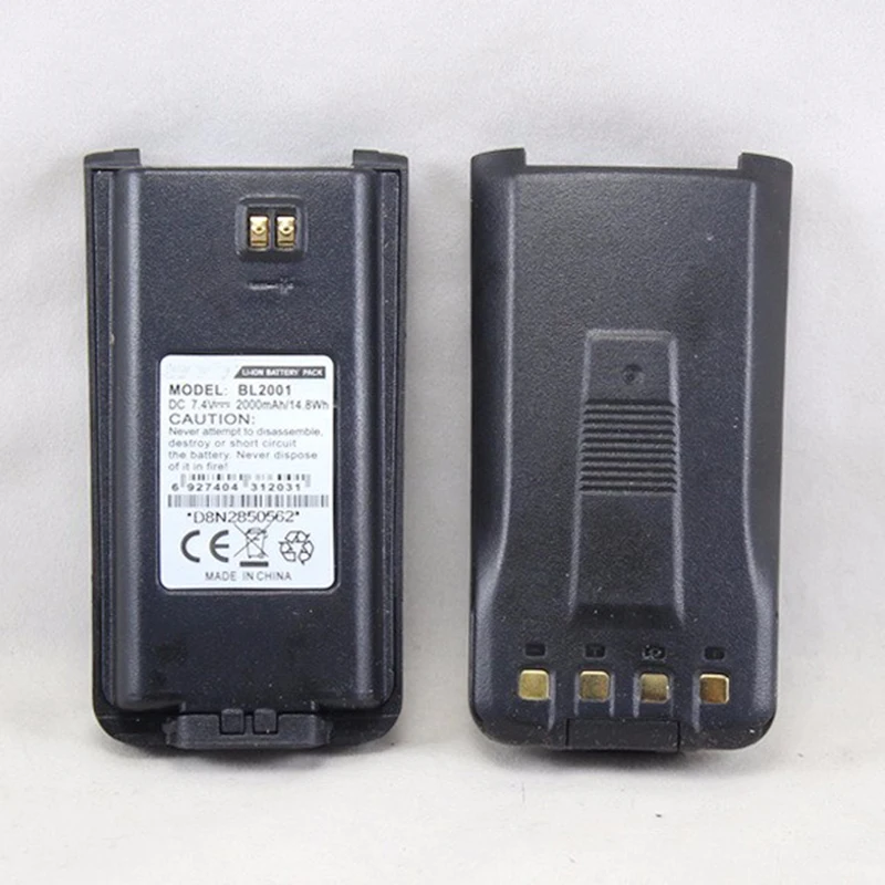 2 шт. HYT BL2001 BL 2001 Перезаряжаемые Li Ion Батарея 2000 ма ч для HYTERA TC 610 618 620 POWER446 626 610P TC610S|hyt