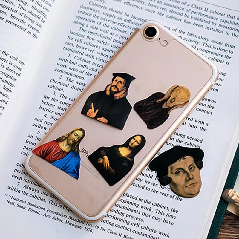 Ретро 45 шт./компл. стикер для канцелярских товаров милый узор знаменитостей