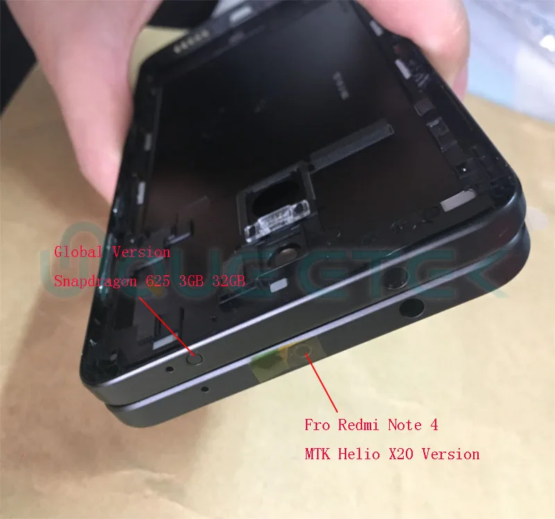 Задняя крышка MTK Helio X20 для Xiaomi Redmi Note 4 задняя аккумулятора Global 4X аккумулятора|back