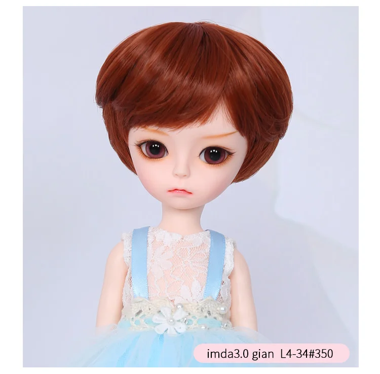 Парик для куклы BJD парик 7-8 дюймов 1/4 высокотемпературный парик для мальчика короткие волосы кукла с челкой модный тип стильные волосы