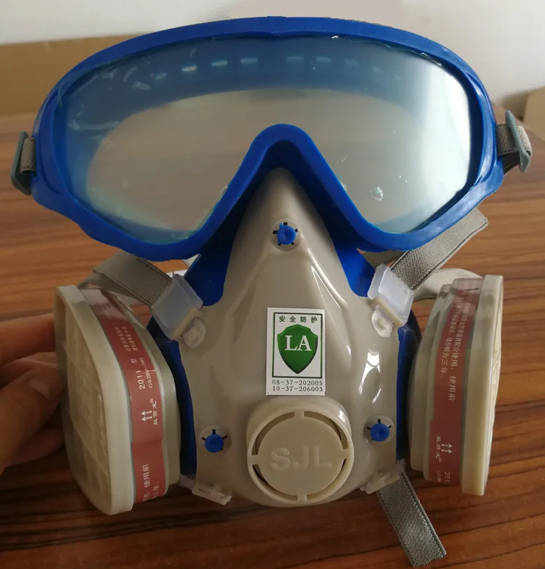 SJL силиконовая респиратор для лица Углеродный фильтр маска распыления краски