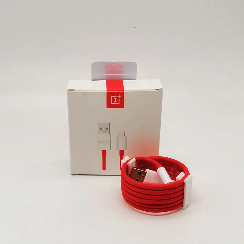 Red Нейлоновый кабель для Oneplus 7, 6, 5, 3, 3, mlaren, usb type-C, деформация, быстрая зарядка, USB-C, шнур Oneplus6T, 1 м, 5 В, 4a - Цвет: Red