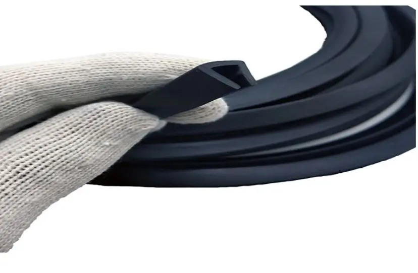 2 м/лот u образная резиновая полоска с краем черного резинового герметик