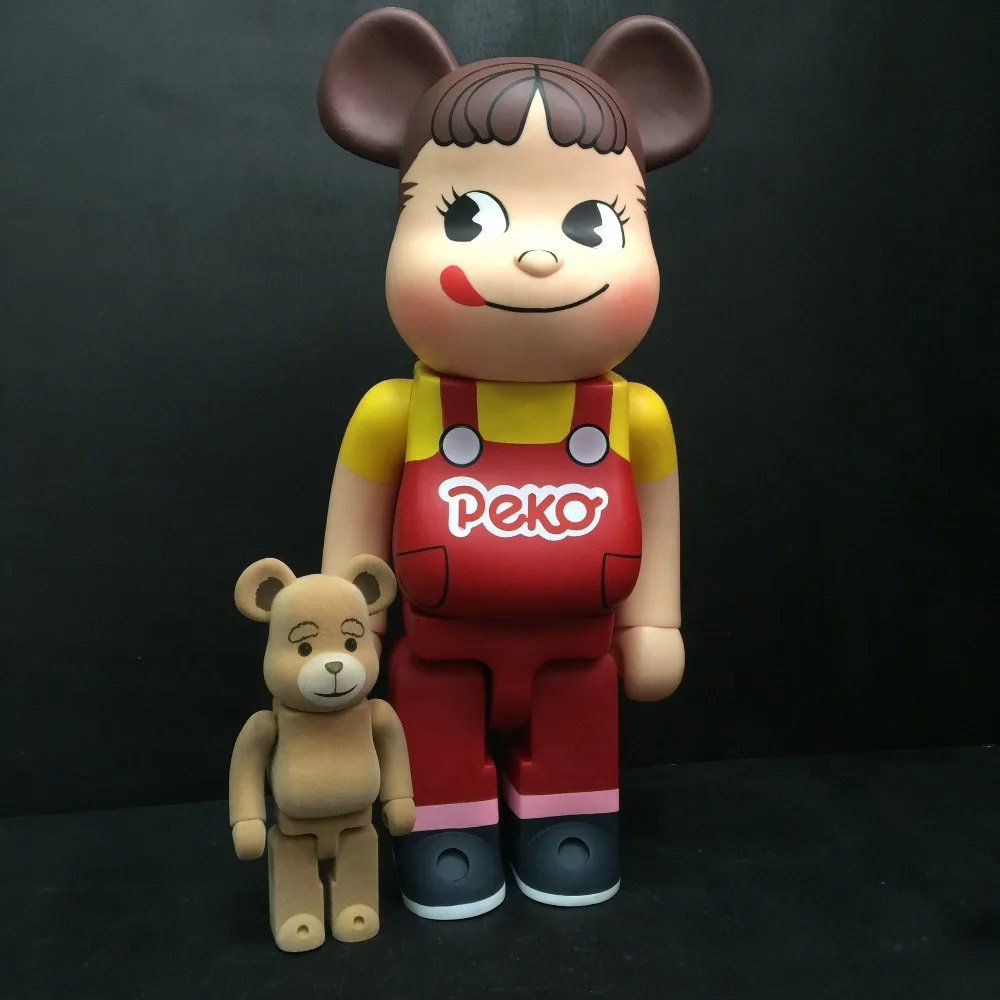 Ограниченная версия 1000% bearbrick bear @ brick 70 см Milky Girl ПВХ фигурка игрушка MEDICOM