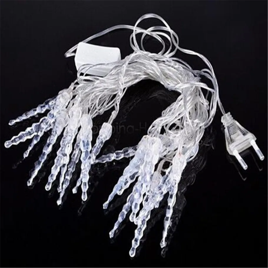 10 м 50 светодио дный LED Icicle String Light Новый год Рождество Xmas Свадебная вечеринка