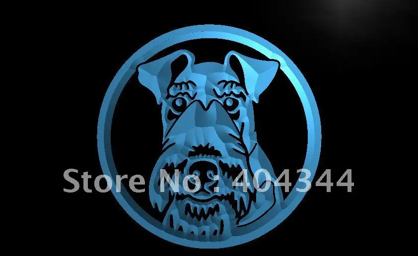 

LB695- Wire Fox Terrier Dog Pet NR LED Neon Light Sign