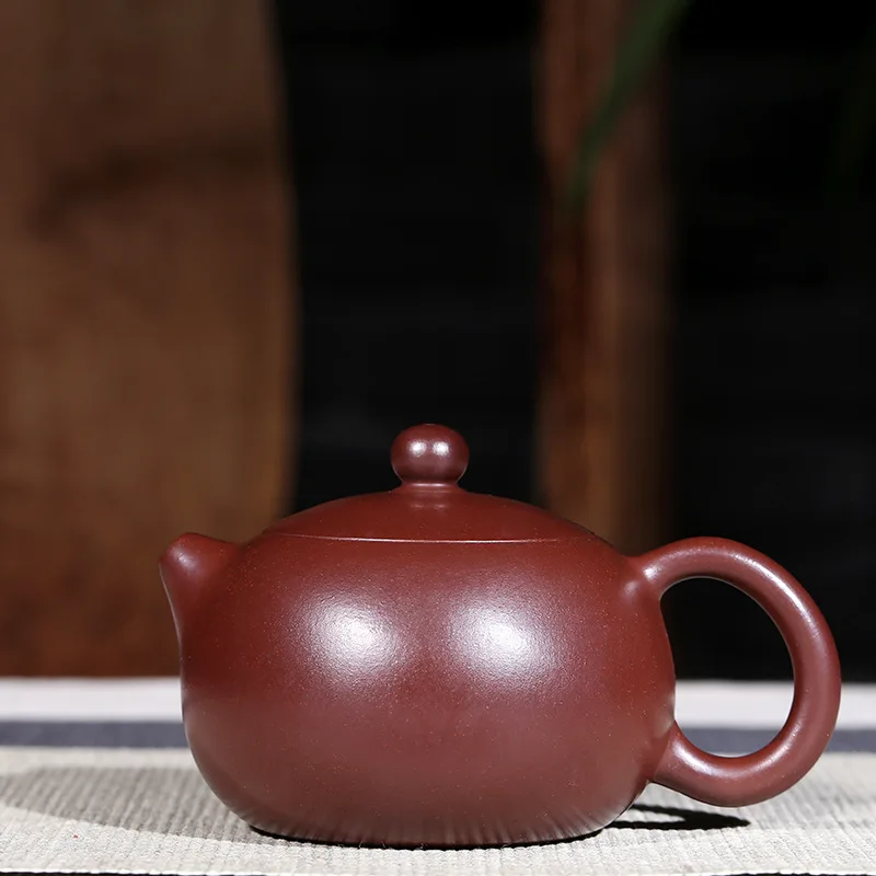 

210ml Genuine Yixing Zisha Tea Pot Famous Handmade Raw Ore Purple Clay Xishi Teapot Kung Fu Tea Kettle Free Shipping