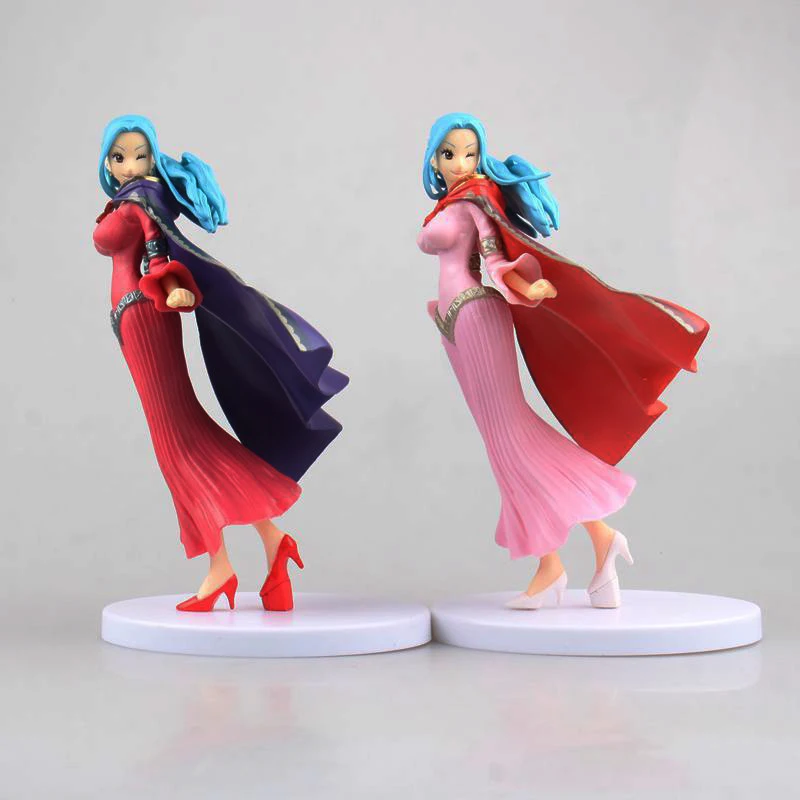 Бесплатная доставка 7 5 &quotодин кусок Nefertari Vivi принцесса Alabasta плащ Ver. в коробке ПВХ