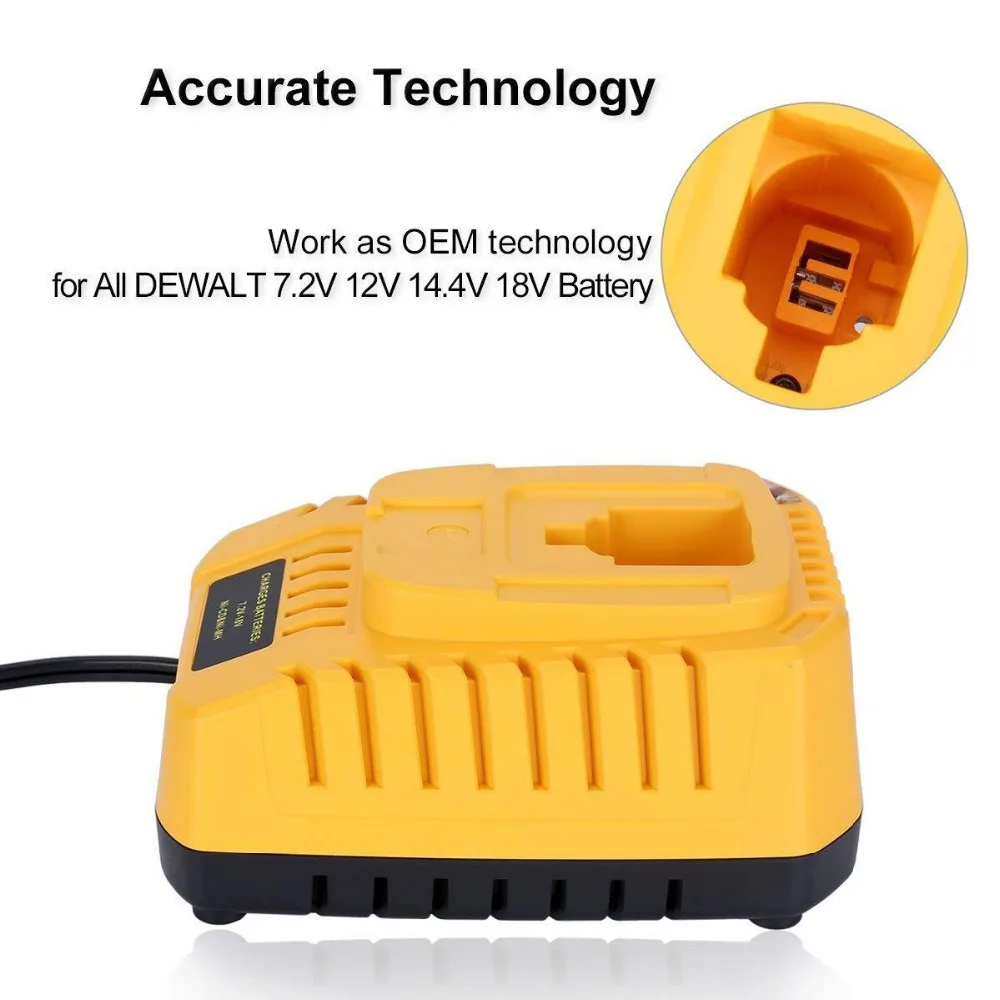 Зарядное устройство для аккумуляторов DC9310 DEWALT 7 2 в 12 В 14 4 18 NiCad NiMh DW9057 DC9071 DC9091 DC9096