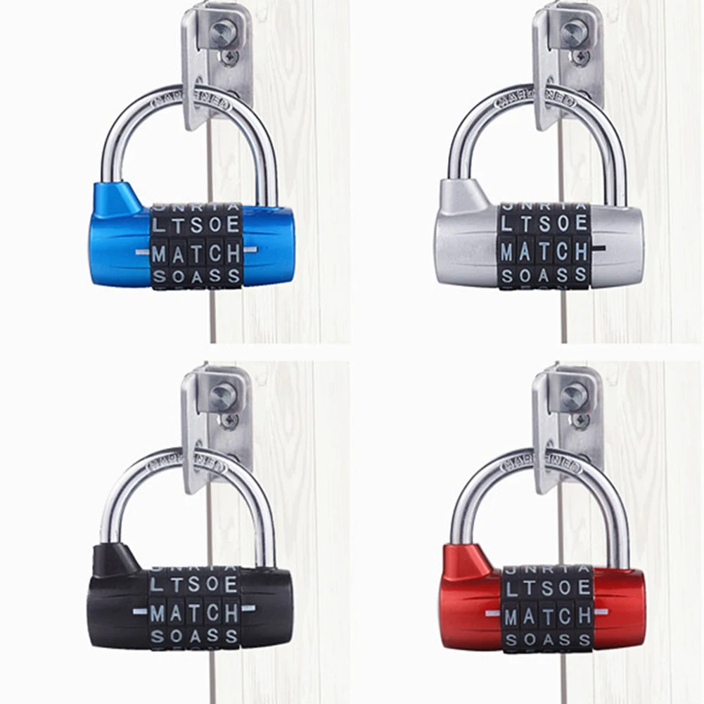 5 букв пароль Комбинированный Замок Противоугонный багажный шкаф Toolbox Padlock