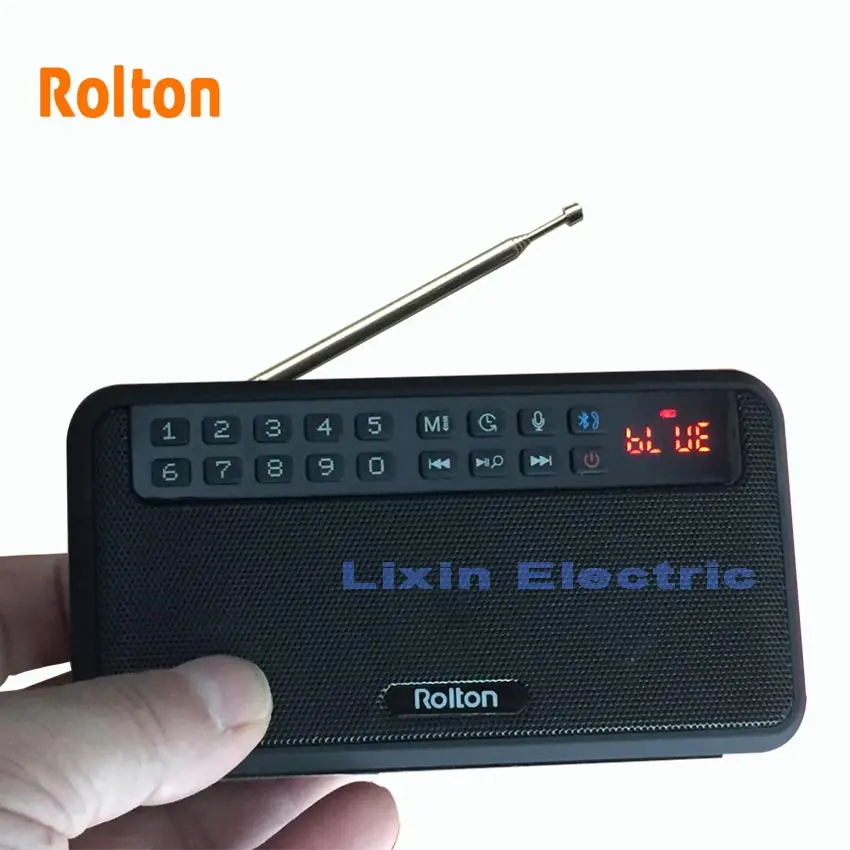 Портативный стерео bluetooth-динамик Rolton E500, s, fm-радио, басовый двухтрековый динамик, TF карта, USB музыкальный плеер, колонка, поддержка Recor