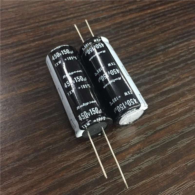 10 шт 150 мкФ 450V Rubycon TXW серия 18x45 мм Высокое качество 450V150uF алюминиевый электролитический конденсатор