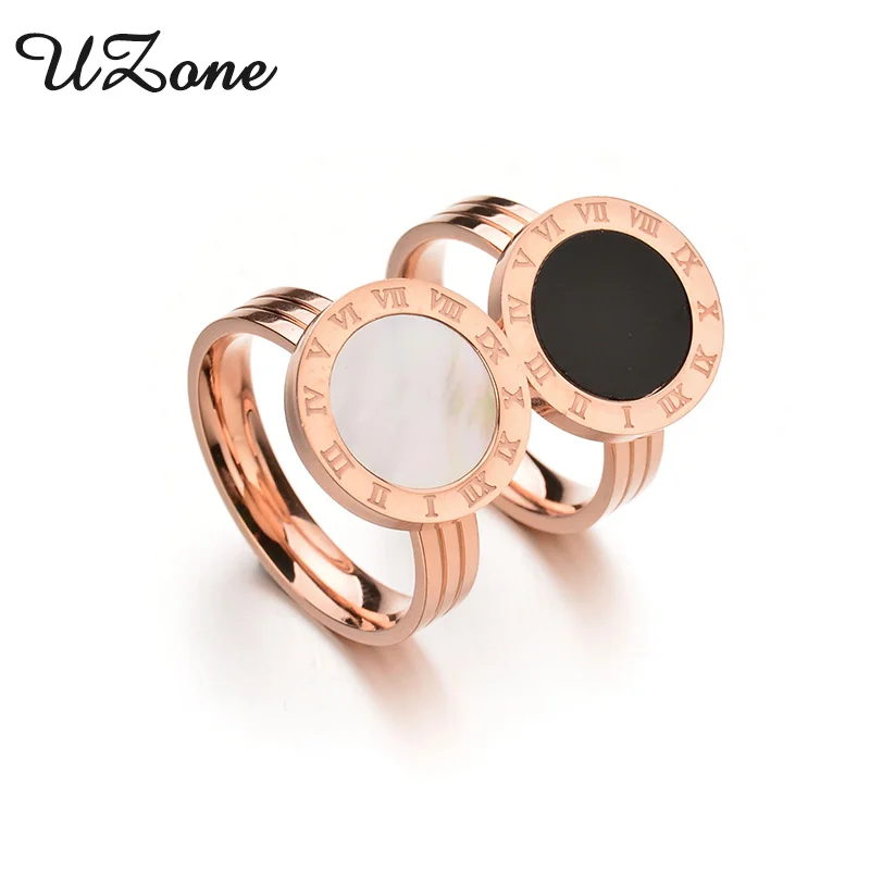 UZone 2017 Новинка кольцо на палец из нержавеющей стали известный бренд женское Femme