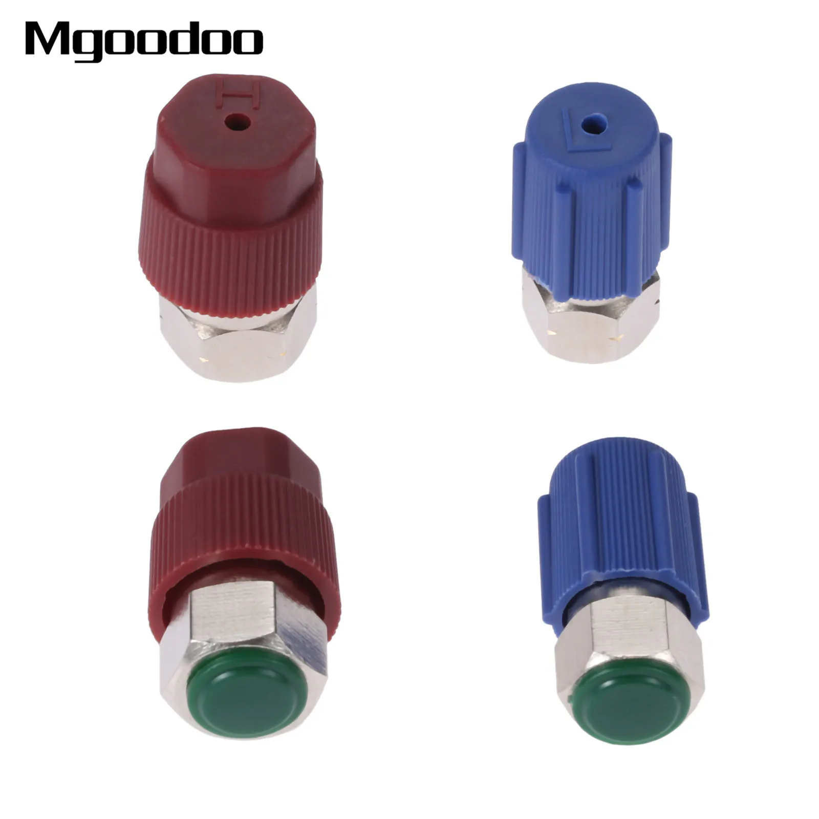 AC 3/" 7/16" R12 R22 в R134a модифицированные детали комплект конверсионный клапан-адаптер фитинг с колпачками клапаны ядро кондиционера части