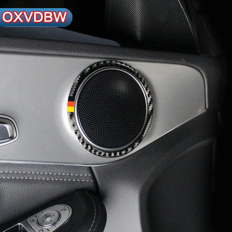 4 шт. для Mercedes C Class W205 автомобильный Стайлинг из углеродного волокна