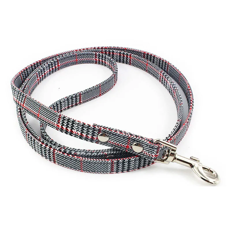 Узор &quotгусиные лапки&quot поводок для собак мода ретро маленьких щенков щенка Мини