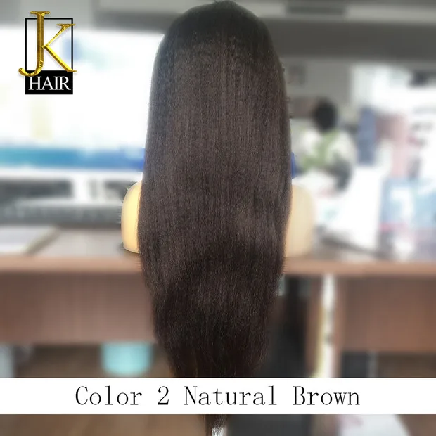 Кудрявые прямые полный парик шнурка 150% плотность Remy бразильские человеческие