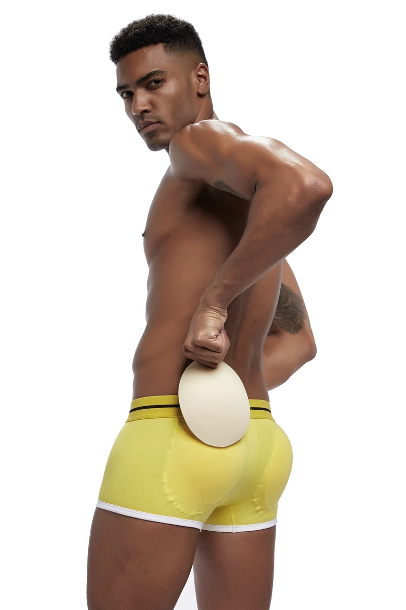 JOCKMAIL, мягкое сексуальное мужское нижнее белье, усиление выпуклости в попе, боксеры для мужчин, формирователь, пуш-ап, увеличение пениса, Гей Нижнее белье, трусы