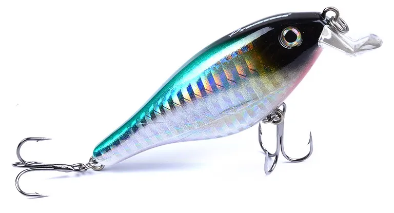 1 шт. Vib Topwater Painting Crankbaits пластиковые рыболовные приманки 8,4 см/11 г VIB приманка для окуня 6 цветов рыболовные снасти на пескаря - Цвет: F