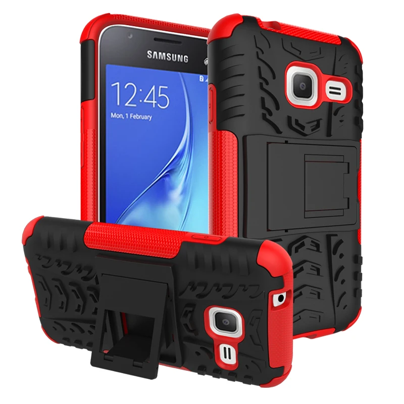 BYHeYang Роскошный Гибридный ТПУ силиконовый + жесткий защитный чехол для Samsung Galaxy J1