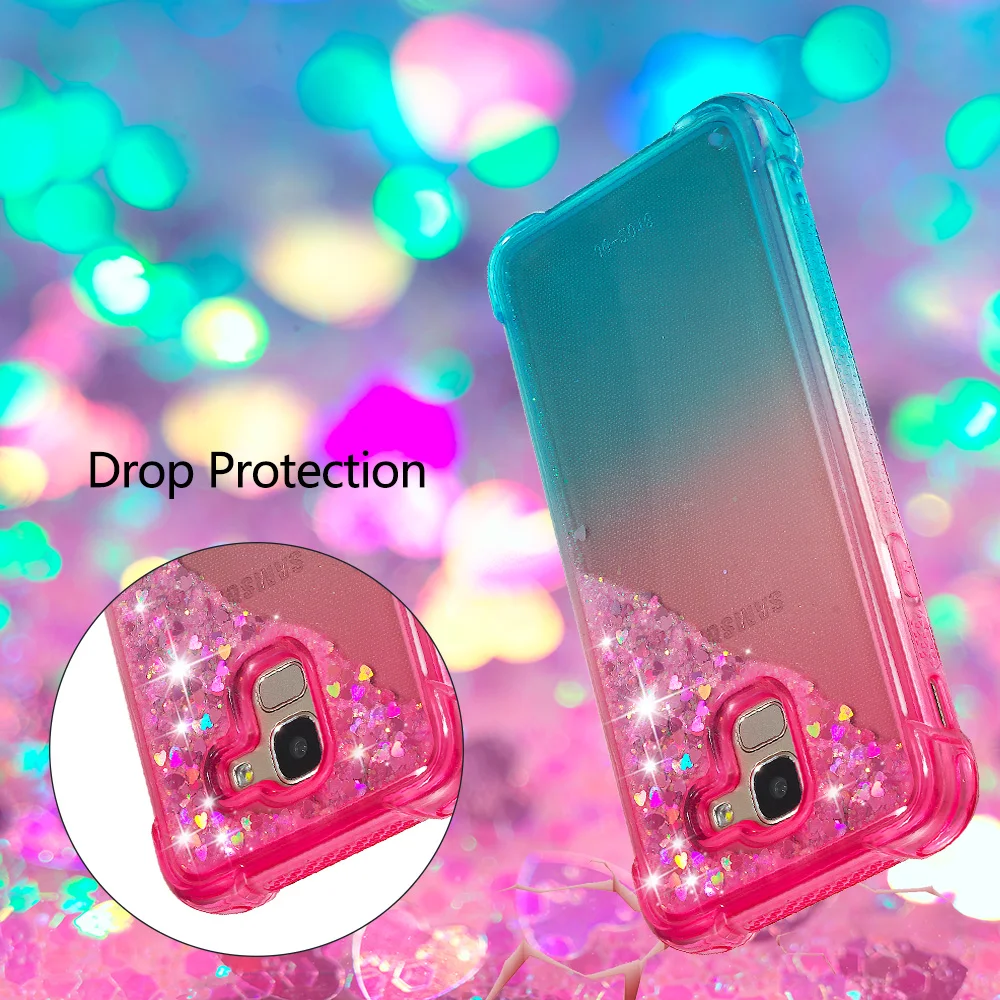 Градиент зыбучие пески профилактики падает Чехлы для samsung Galaxy J6 2018 (Европейская