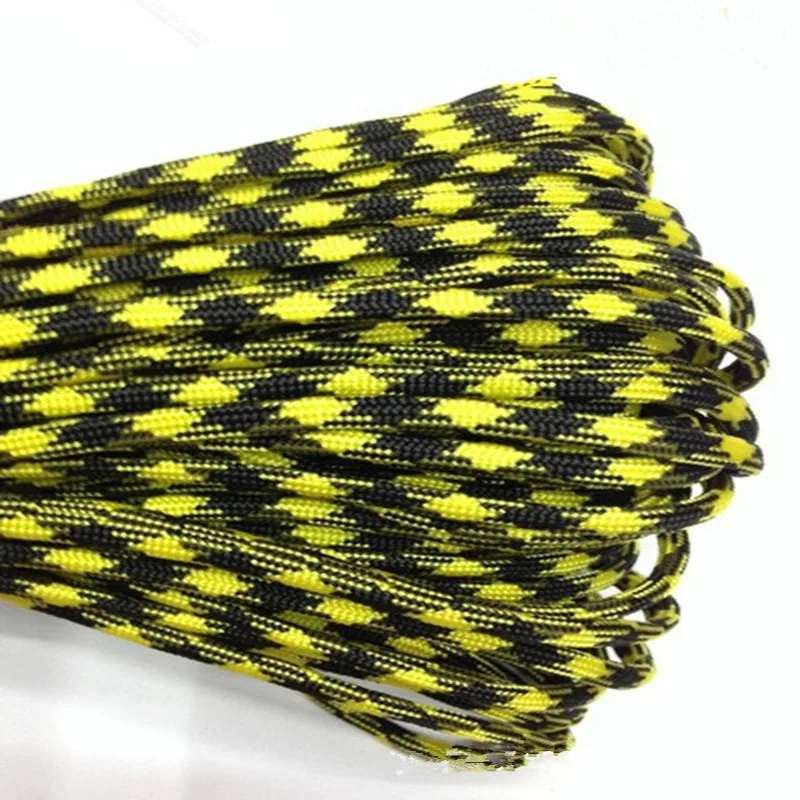 550 Паракорд парашютный шнур веревка для палатки Guyline Mil Spec Type III 7 Strand 50FT пешего