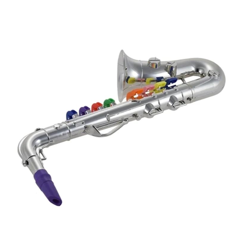 STARWAY бренд саксофоны Sax игрушечный музыкальный инструмент подарок с 8 цветные