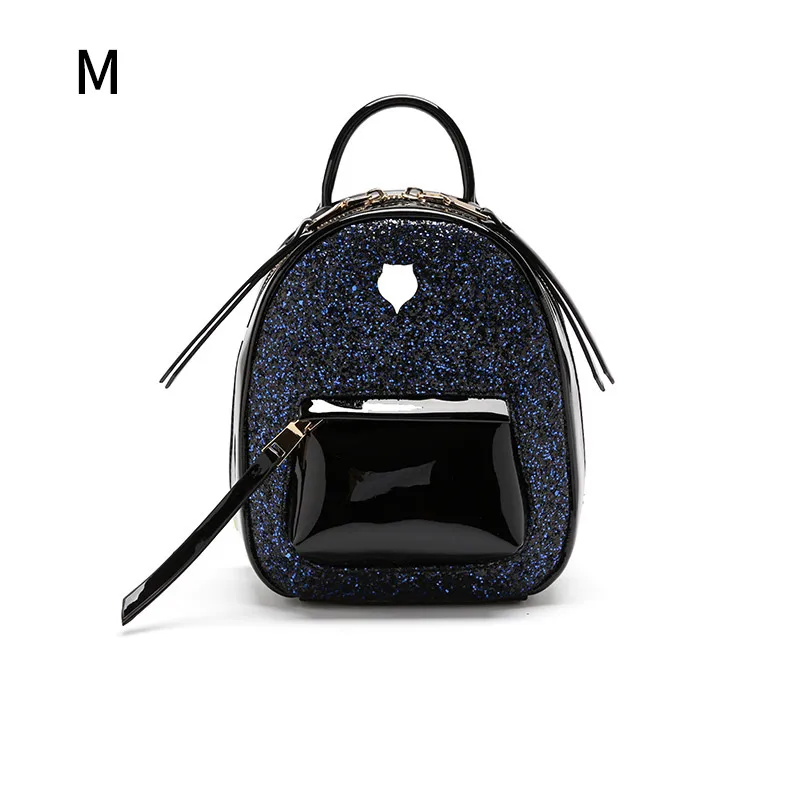 Medium Blue FULANPERS, маленькие рюкзаки с блестками для женщин, дизайнерские черные женские рюкзаки, высокое качество, подростковые модные мини-рюкзаки для девочек - Цвет: Medium Blue
