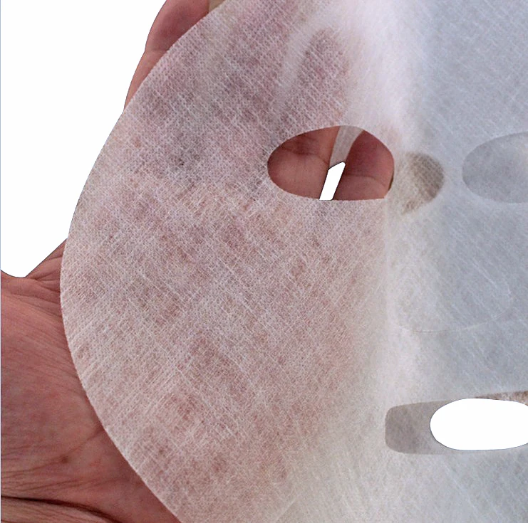 100 шт./лот сухая Водорастворимая коллагеновая маска невидимая одноразовая