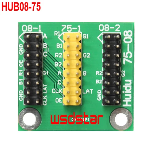 HD HUB08 75 передача в порт HUB75 конвертер адаптер светодиодный дисплей конверсионная