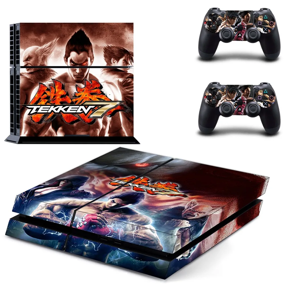 Виниловые наклейки для игровой приставки Sony Playstation 4 и 2 контроллера PS4|Наклейки| |