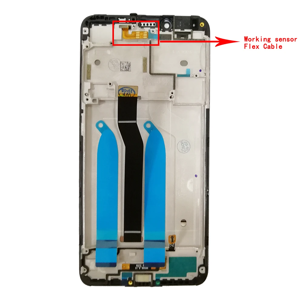 lcd for xiaomi redmi6 redmi 6 6a 5 45 lcd displaytouch panel screen glass sensor digitizer with frame assembly phone display free global shipping