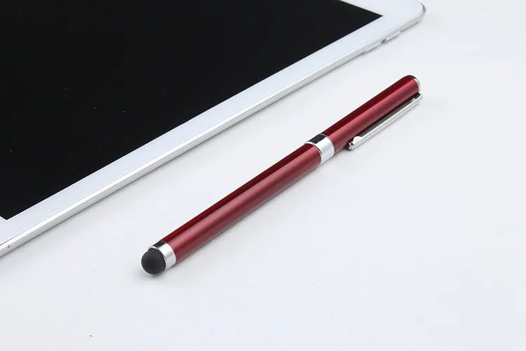 2-в-1 емкостный Сенсорный экран Стилус и шариковая ручка для iPad Air 2/1 iPad Mini 1/2/3/4 iPhone 8 7 смарт-телефонов и планшетных ПК ручка