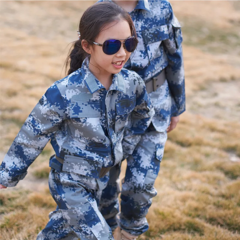 

Children Army Clothing Sets Carnival Birthday Gift Military Uniform Teenager Army Suit Cambat Jacket Halloween Cosplay Costume