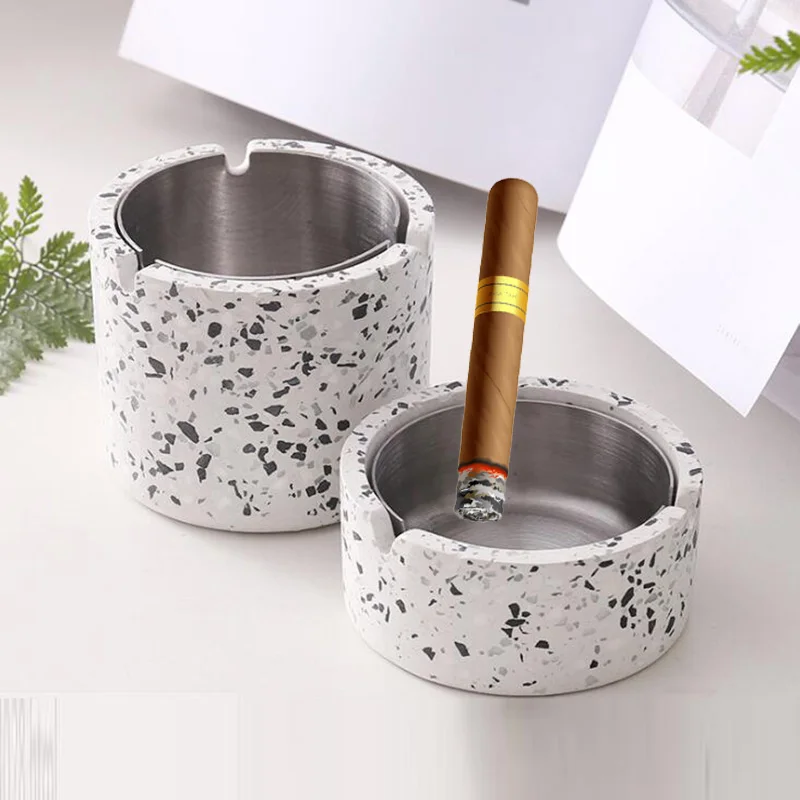 Omiia подарки аксессуары для сигар керамическая круглая пепельница домашняя