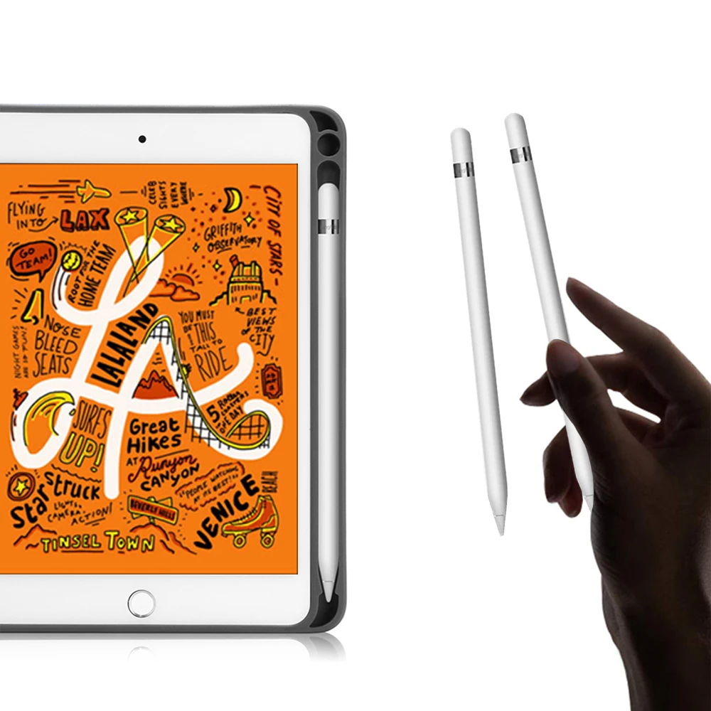 Тонкий чехол для iPad Mini 5 7 9 магнитный складной подставка из искусственной кожи
