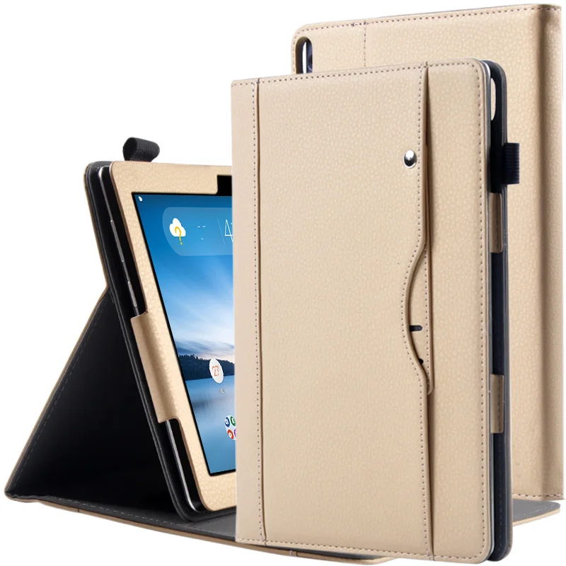Роскошный чехол книжка в деловом стиле с подставкой для планшета Lenovo Tab M10