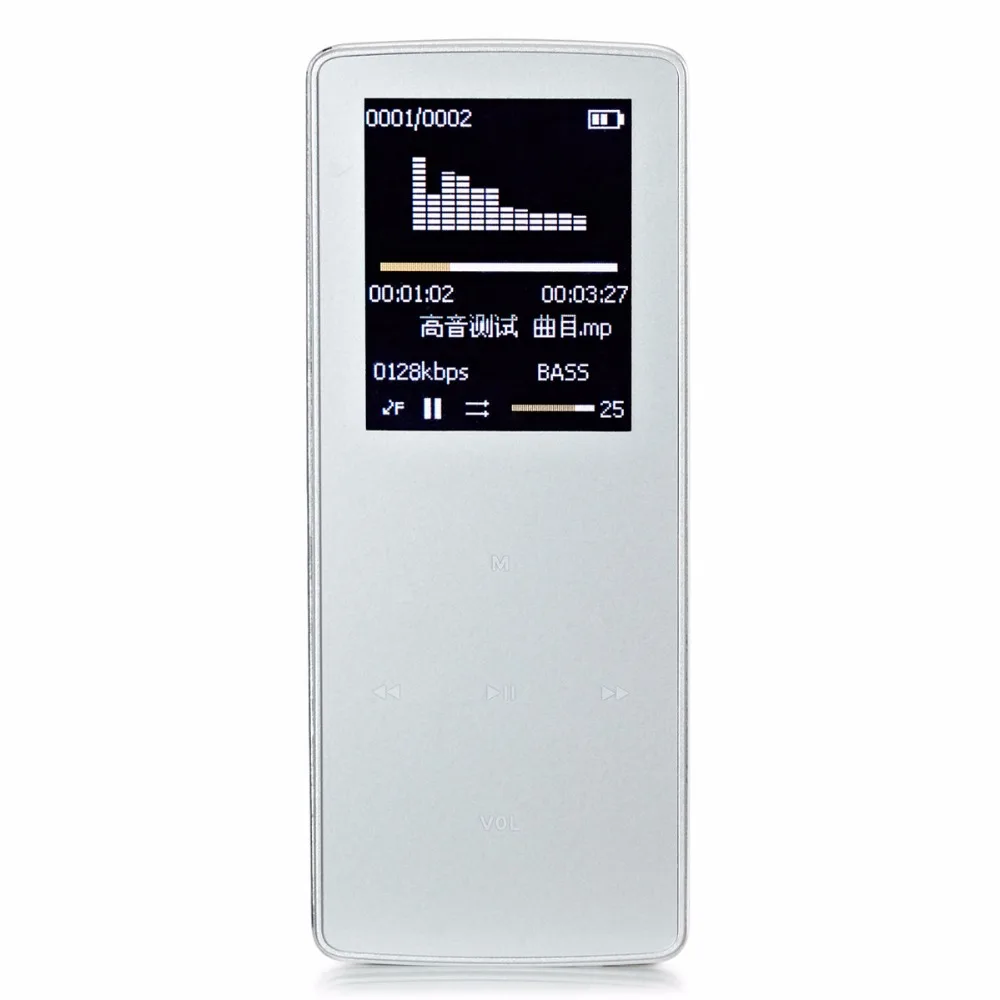 ONN W6 Новые MP3 Стерео HIFI Музыкальный Плеер Портативный Mp3 плеер Поддерживает Часы