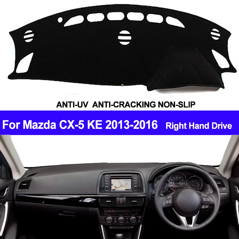 

TAIJS For Mazda CX-5 CX5 KE 2013 2014 2015 2016 Car Dashboard Cover Dash Mat Sun Shade Pad Carpet Dash Board Anti-UV Car Styling