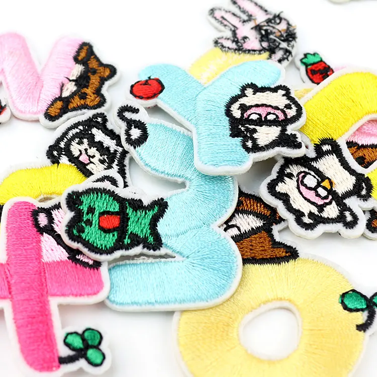 Вышивка сделай сам 26 Английских Букв патчи для одежды детский значок железный