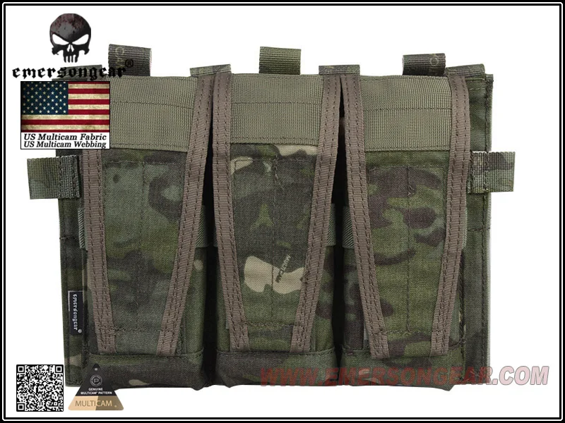 Emerson тройной мешочек для журнала только AVS жилет боевой Molle мультикам Тропик