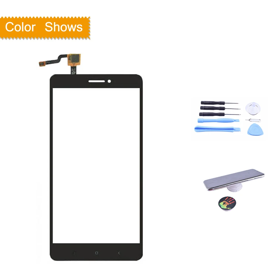 black with gift Для Xiaomi mi Max 1 Max1 сенсорный экран дигитайзер Сенсорная панель Датчик переднее внешнее стекло без ЖК-дисплея Max сенсорный экран - Цвет: black with gift