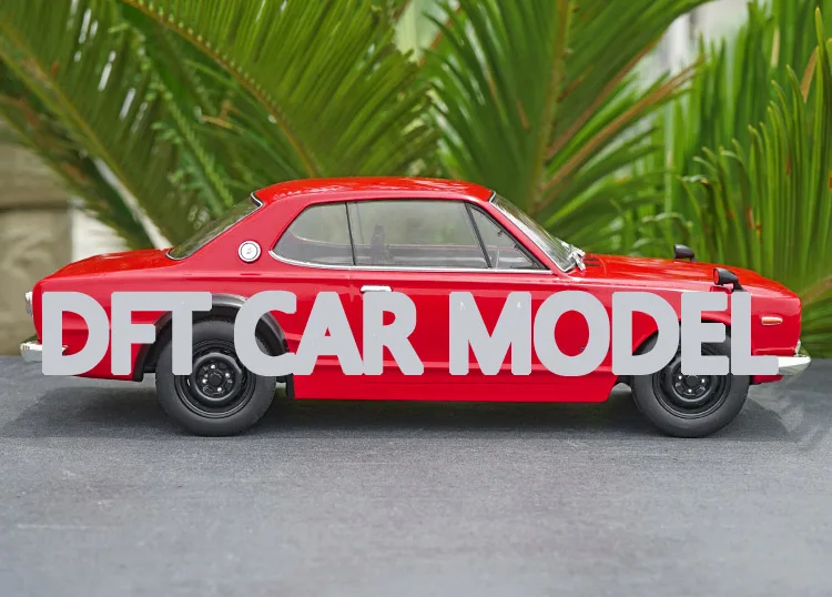 1:18 Масштаб игрушечный автомобиль из сплава ttipple 9 SKYLINE GTR KPGC10 GT-R модель спортивного автомобиля детская игрушечная машинка авторизованный