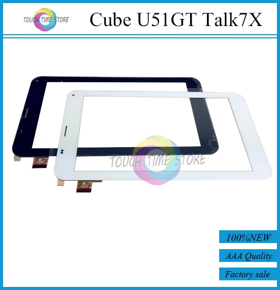Черный или белый 7-дюймовый сенсорный экран для CUBE U51GT talk 7x NJG070123ACG0B-V4 (U51GT) -04