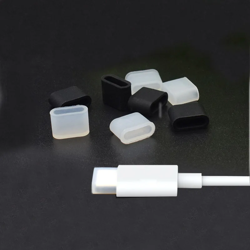 20-1000pcs Type-C data line dustproof cover sleeve Plug Protective protective |