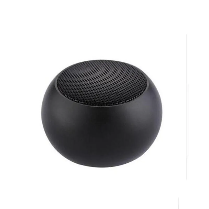 BM3D мини металлическая колонка с Bluetooth Беспроводной спикс стерео Бас Сабвуфер портативная музыкальная магнитола для телефона MP3 MP4 плеер - Цвет: Черный