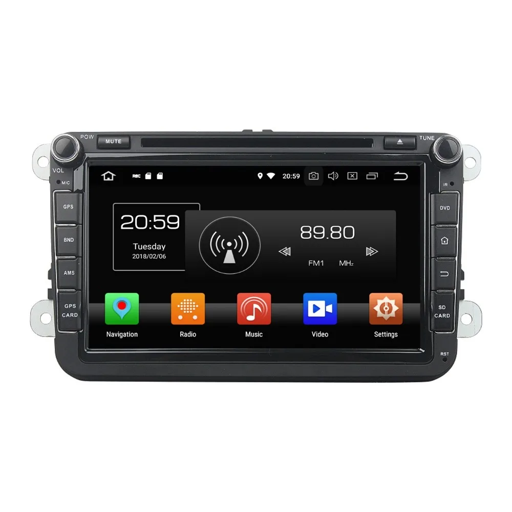 

Автомобильный DVD-плеер, 4 Гб + 32 ГБ, Восьмиядерный процессор, 8 дюймов, Android 8,0, для Volkswagen Passat, Tiguan, Touran, Caddy, Magotan, Skoda, Seat, Polo, Golf