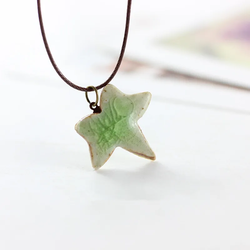 Ожерелья с кулоном в китайском стиле уникальные керамические аксессуары ручной