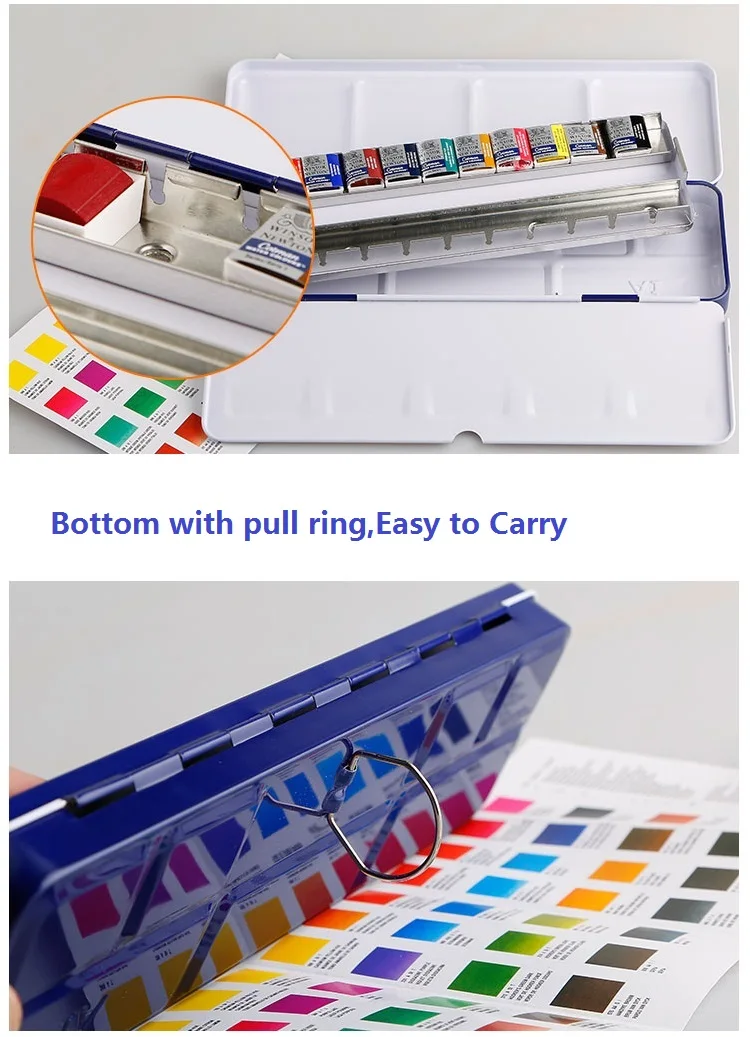 WINSOR& NEWTON 12 цветов cotman Твердые акварельные краски высокое качество Рисование пигмент