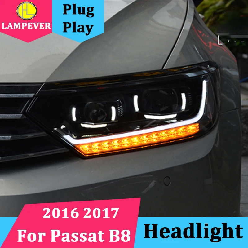 1 комплект 2 шт. автомобильная фара для VW Passat B8 европейская версия 2016 2017 фары